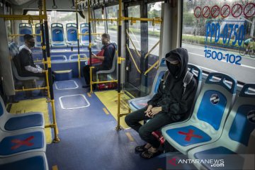 Pembatasan penumpang angkutan umum saat PSBB Jakarta