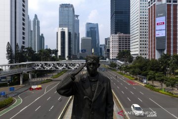 Jakarta lengang saat pemberlakukan PSBB