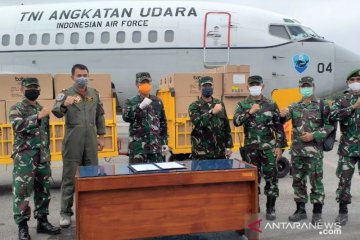 APD dan masker bantuan tiba di Kendari