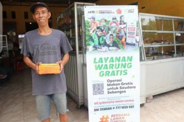 ACT Sulsel: Layanan warung gratis berjalan selama pandemi COVID-19