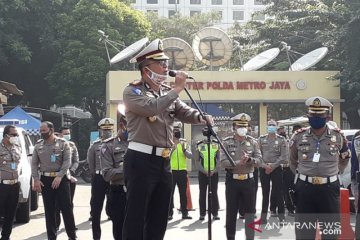 Polda Metro: Hari kedua PSBB, angka pelanggaran semakin kecil