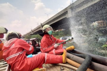 Sudah 795 lokasi di Jaktim disemprot disinfektan