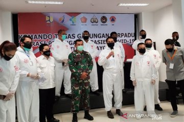 DPR salurkan ribuan alat "rapid test" dan masker di RSD Wisma Atlet