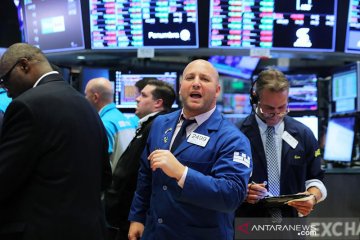 Wall Street naik didukung lonjakan saham Boeing dan obat virus corona