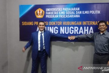 2 Doktor Siber pertama lulus sidang ujian daring di Indonesia