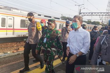 KRL angkut 110 ribu penumpang dari Stasiun Bogor