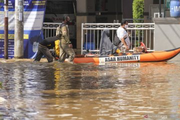 Banjir di Bukit Sawangan Indah Depok