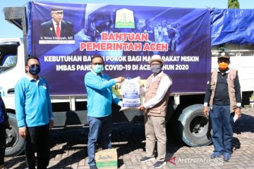 913 warga miskin Kabupaten Aceh Barat terdampak terima bantuan sembako