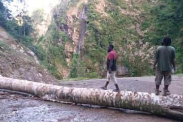 Cegah corona, masyarakat Yalimo blokir akses masuk lewat trans Papua