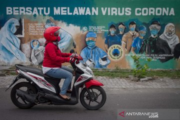 Mural ingatkan perlunya bersatu melawan COVID-19