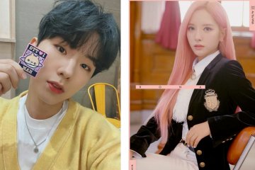 Kabar Kihyun MONSTA X dan Bona WJSN berpacaran dibantah Starship Ent.