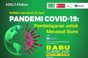 Penggiat lingkungan: Pandemi COVID-19 pembelajaran untuk merawat bumi