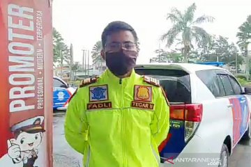 Polres Bogor cegah mudik di perbatasan Cianjur dan Sukabumi