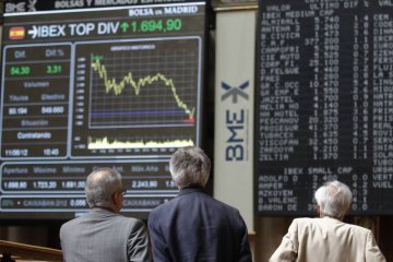 Bursa saham Spanyol berakhir anjlok, Indeks IBEX 35 jatuh 1,97 persen