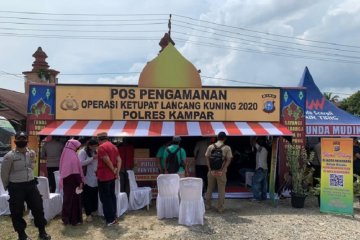 Polda Riau siagakan 60 pos pengamanan cegah warga mudik