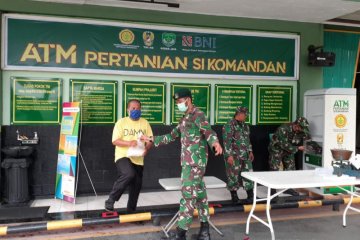 TNI sediakan beras gratis lewat ATM Pertanian "Sikomandan"