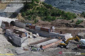 Pembangunan Bendungan Temef NTT capai 37,5 persen