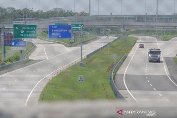 Arus jalan tol Boyolali-Solo lengang