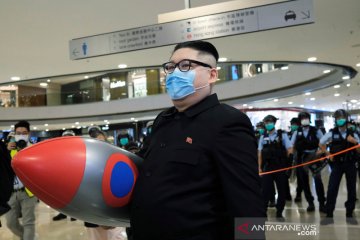 "Kim Jong-un" muncul di tengah protes antipemerintah Hongkong