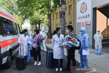 Inilah pasien COVID-19 terakhir di RS Xiaotangshan Beijing