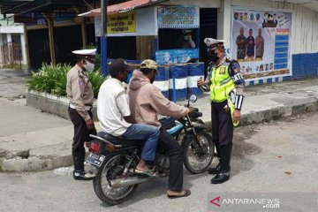 Polres Jayawijaya dirikan pos awasi pemudik melewati jalan setapak