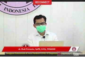 Dokter spesialis: Tenaga medis berpotensi alami psikosomatik