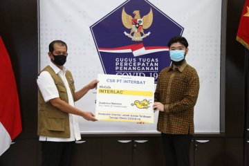 Interbat donasikan Rp5,5 miliar obat-obatan, suplemen, dan alat medis, dukung pemerintah tanggulangi COVID-19