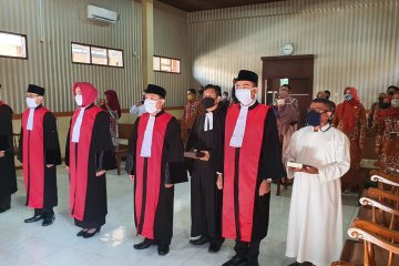 Lima hakim baru Pasaman Barat dilantik setelah jalani rapid test