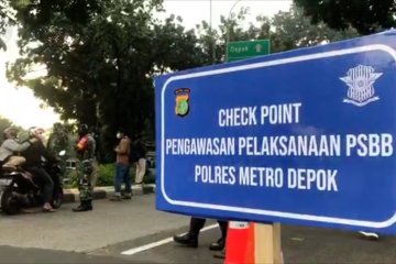 PSBB mulai berlaku, Depok siapkan 20 titik pemeriksaan