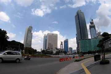 Resmi dapatkan status PSBB, seperti apa jalanan di Jakarta?