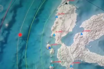 Gempa Magnitudo 5,8 guncang Malut, tidak berpotensi tsunami