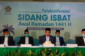 Pemerintah tetapkan 1 Ramadhan jatuh pada 24 April