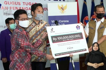 Tiktok donasikan Rp100 miliar melawan COVID-19