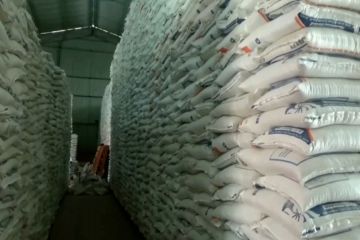 Stok beras nasional hingga lebaran dipastikan aman