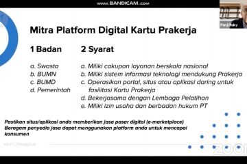 Cara daftar jadi mitra pemerintah di Kartu Prakerja