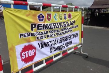 Masih banyak pelanggaran di hari pertama PSBB Banjarmasin