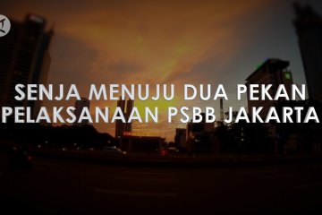 Senja menuju dua pekan pelaksanaan PSBB Jakarta