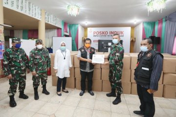 Kodim 1408/BS Makassar serahkan bantuan 3.000 APD