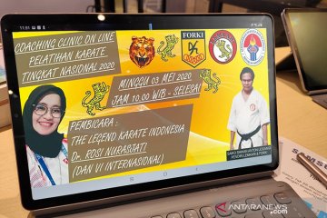 PB Lemkari gelar pelatihan karate nasional 2020 secara daring