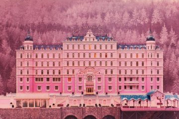 Wes Anderson bagi animasi storyboard film "The Grand Budapest Hotel"