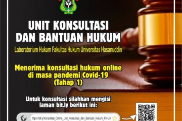 Unhas sediakan layanan konsultasi dan bantuan hukum gratis