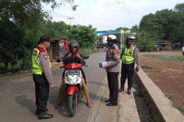 Polres: masih banyak masyarakat Cirebon tidak taat aturan PSBB Jabar