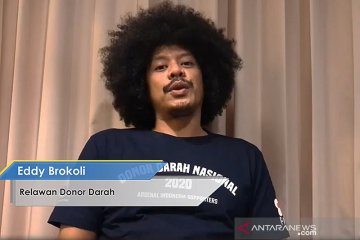 Eddy Brokoli ajak masyarakat donor darah saat pandemi COVID-19