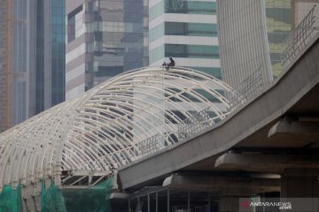 Pembangunan LRT Jabodebek tetap berjalan