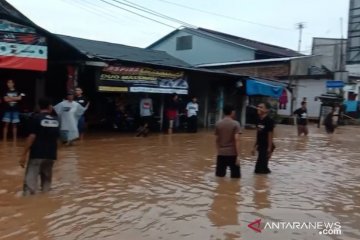 Banjir rendam sejumlah lokasi di Kota Sukabumi