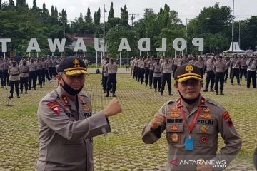 Jajaran Polda Jawa Tengah lepas Irjen Polisi Rycko Amelza Dahniel