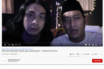 Di balik layar "Ustadz Jaga Jarak", gangguan internet hingga cahaya