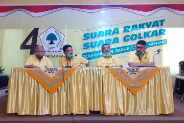 Pengurus Golkar targetkan raih 70 persen kursi kepala daerah Sumbar