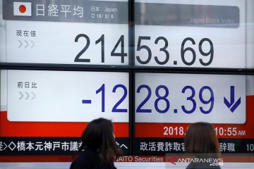 Saham Tokyo ditutup jatuh, tertekan penguatan yen