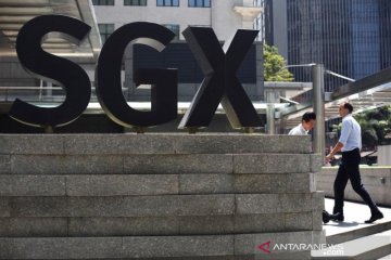 Saham Singapura berakhir naik 0,88 persen